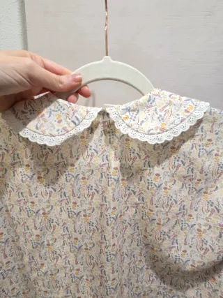 Camisa Maria Uceda floral cuello Peter Pan M