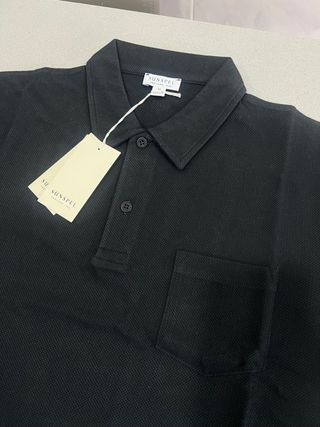 Polo Sunspel Riviera M Preto