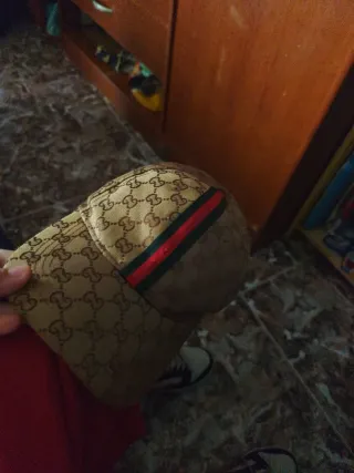 Gorra Gucci Beige y Marrón