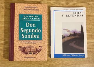 Lote 7 libros literatura española / 2 € el lote
