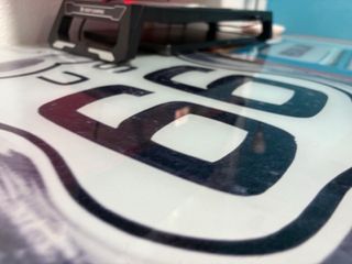 Mesa de escritorio, de cristal