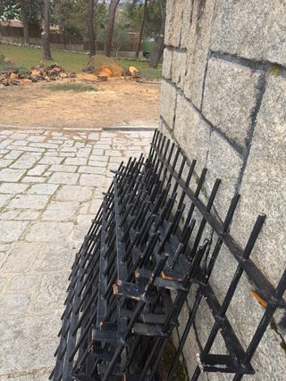 Rejas metálicas de hierro fundido