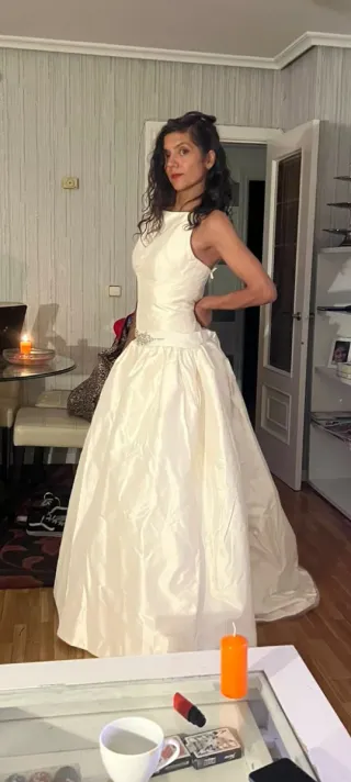 Vestido de Novia Manuel Mota Seda Salvaje