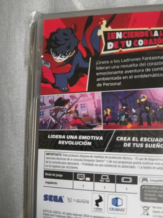 Persona 5 Táctica Switch