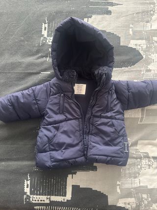 Abrigo bebé azul marino