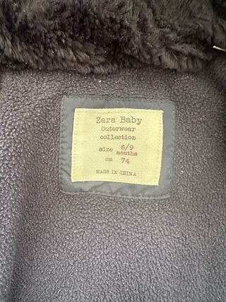 Abrigo bebé azul marino