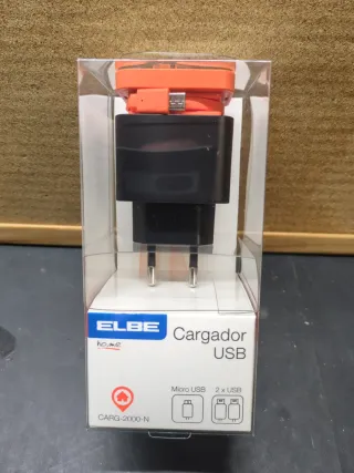 Cargador USB marca ELBE ,a estrenar