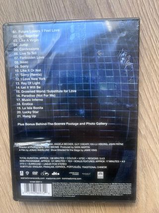 DVD Madonna The Confessions Tour