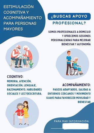 SESIONES E.COGNITIVA-ACOMPAÑAMIENTO PARA MAYORES