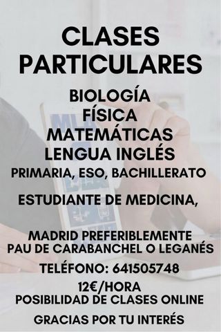 Clases Primaria ESO y Bach