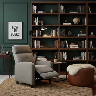 Poltrona relax grigia Mitrono