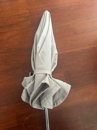Sombrilla para carrito de bebé gris