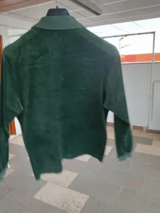 Polo Lacoste Manga Larga Verde