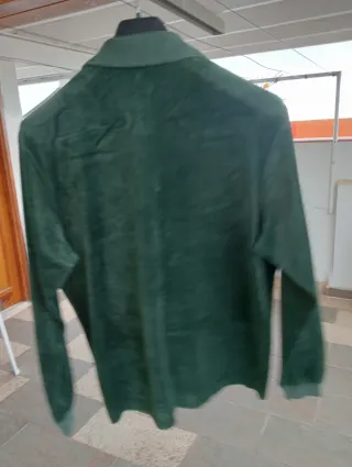 Polo Lacoste Manga Larga Verde