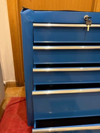 Carro de herramientas azul 5 cajones NUEVO