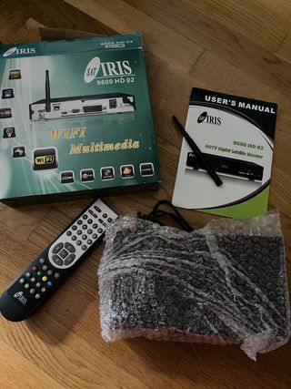 Receptor Satélite IRIS 9600 HD 02 WiFi
