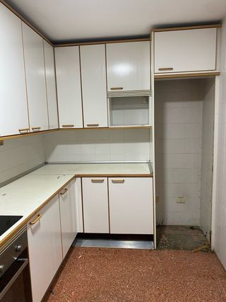 Cocina completa madera y metal