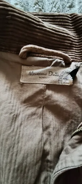 Chaqueta pana Massimo Dutti marrón