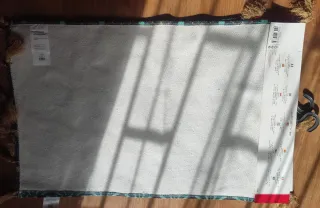 Alfombra ArtDeco Verde y Dorado