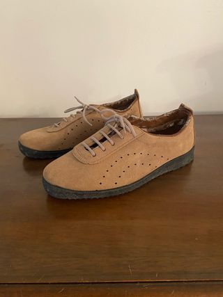 Scarpe 39,5 Scamosciate traforate Made in Italy