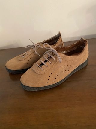 Scarpe 39,5 Scamosciate traforate Made in Italy