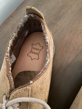 Scarpe 39,5 Scamosciate traforate Made in Italy