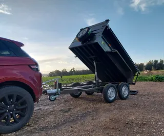 Remolque basculante hidr. doble eje