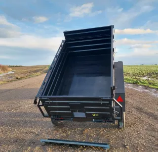 Remolque basculante hidr. doble eje