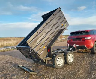 Remolque basculante hidr. doble eje