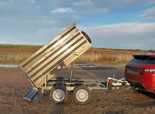 Remolque basculante hidr. doble eje