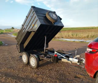 Remolque basculante hidr. doble eje