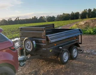 Remolque basculante hidr. doble eje