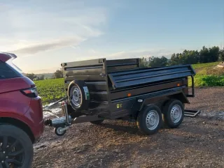 Remolque basculante hidr. doble eje