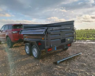 Remolque basculante hidr. doble eje