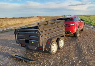 Remolque basculante hidr. doble eje