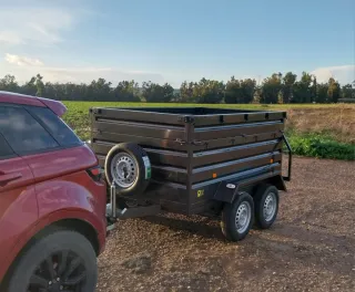 Remolque basculante hidr. doble eje