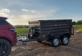 Remolque basculante hidr. doble eje