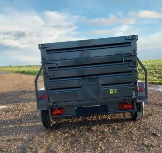 Remolque basculante hidr. doble eje