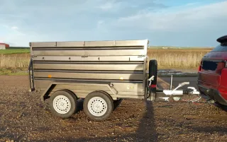 Remolque basculante hidr. doble eje