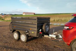 Remolque basculante hidr. doble eje