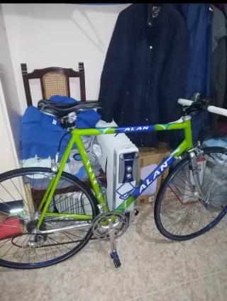 Bicicleta ALAN verde y azul