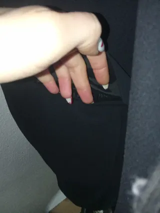 Americana entallada negra 1 botón