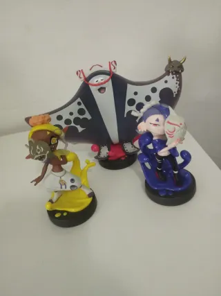 Lote Amiibos Splatoon 3: Shiver, Frye, Big Man