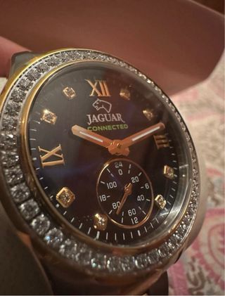 Reloj Jaguar Dorado y Plateado
