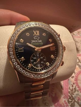 Reloj Jaguar Dorado y Plateado