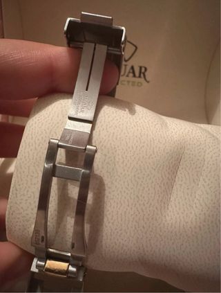 Reloj Jaguar Dorado y Plateado