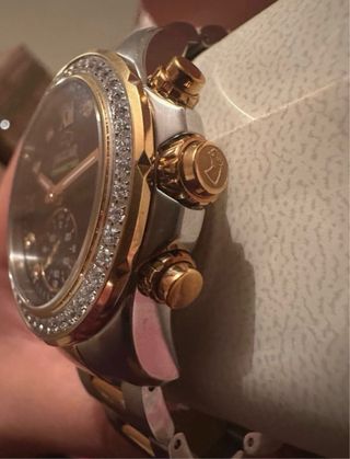 Reloj Jaguar Dorado y Plateado