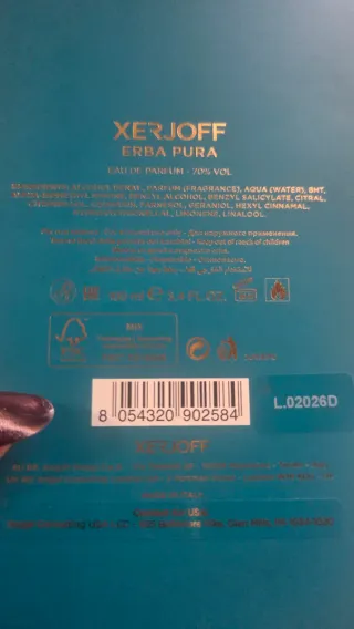 Profumo Xerjoff Erba Pura