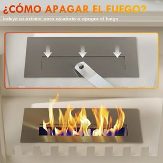 Estufa Bioetanol Pie 0.9L