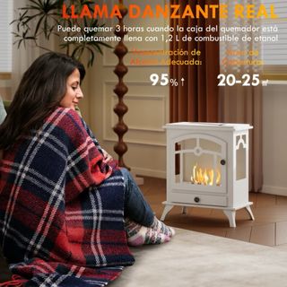 Estufa Bioetanol Pie 0.9L